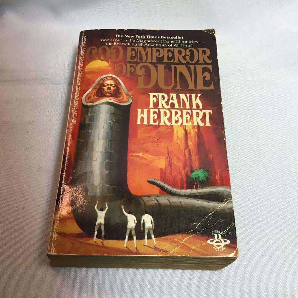 God Emperor of Dune Paperback Frank Herbert 6th Berkley Printing GOOD
